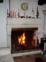 Fireplace and fire