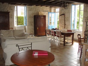 Lounge windows view